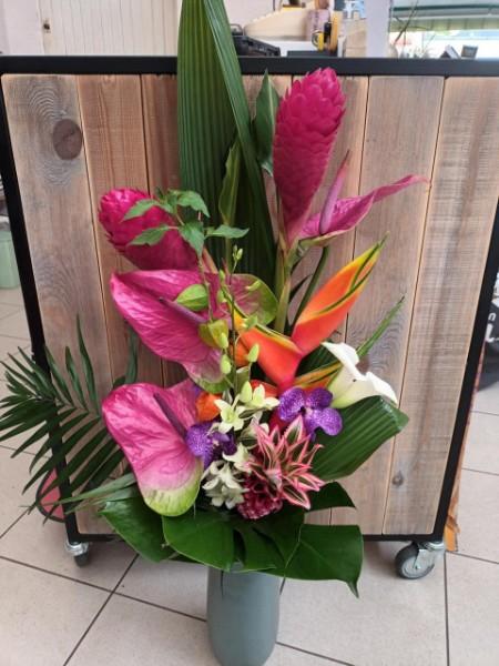 Bouquet de fleurs  exotique