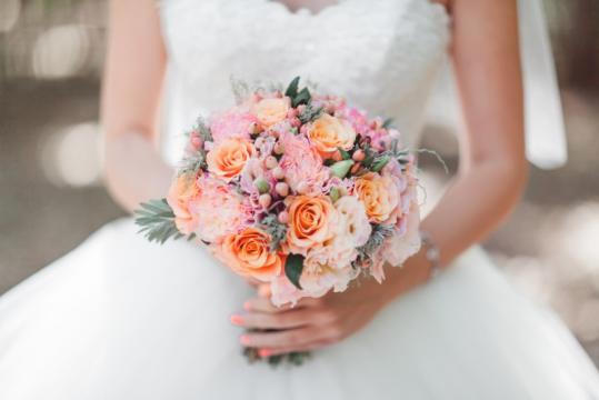 Bouquet de fleurs pour mariage